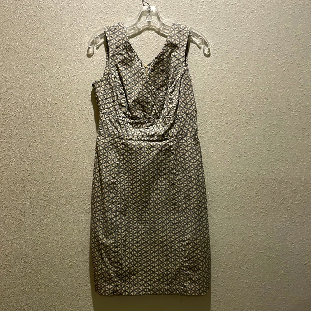 Wrap midi work dress